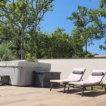 Privatunterkunft Au Calme Ocean Foret Avec Piscine Au Sel Et Hourtin