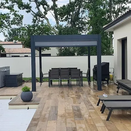 Privatunterkunft Au Calme Ocean Foret Avec Piscine Au Sel Et